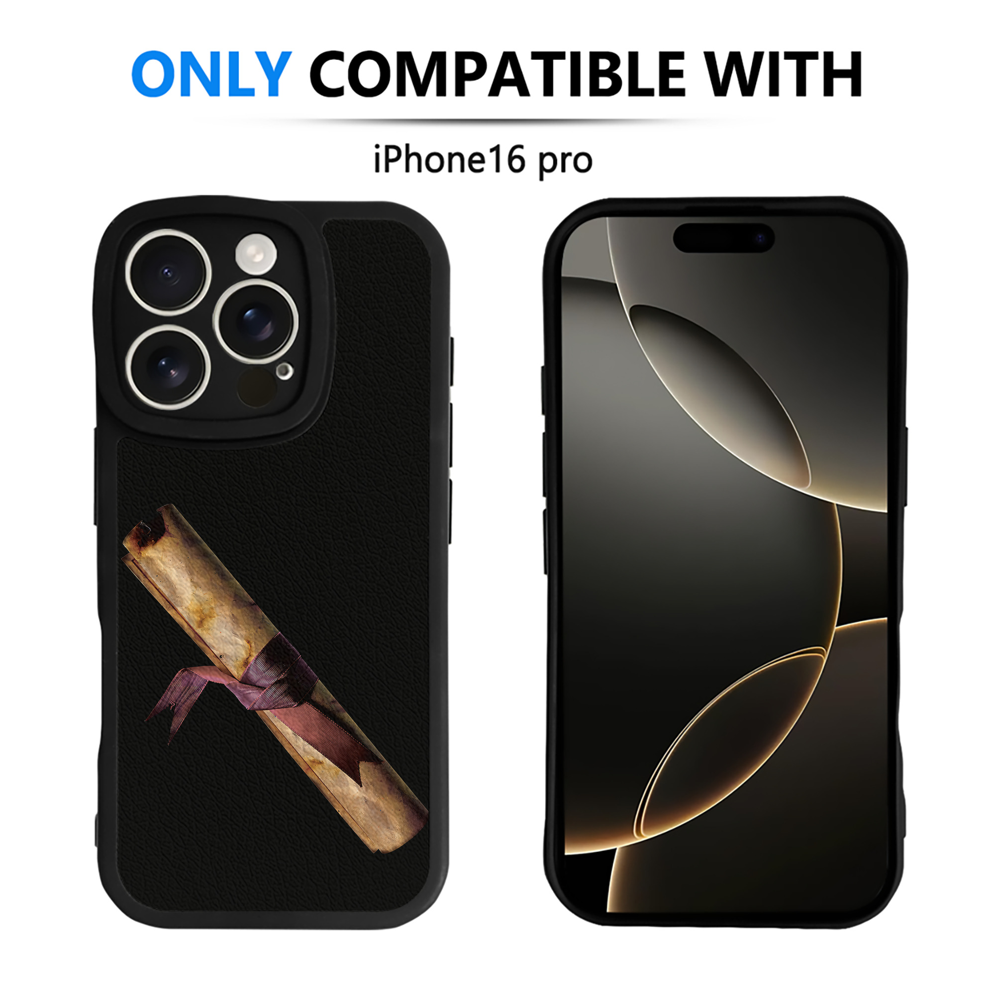 （画像用） Harry Potter ハリー・ポッターシリーズ 【iPhone 16シリーズ対応】シリコンスマホケース（レザー調） 材質：シリコン